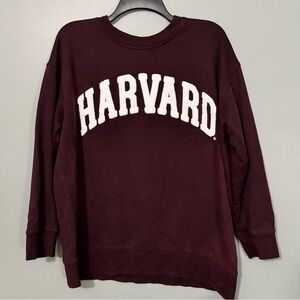 H&M Burgundy Harvard Crew Neck Sweater